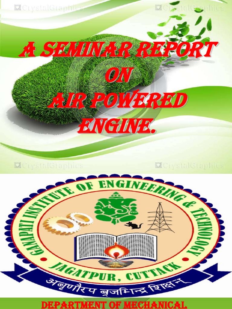 Seminar on Air Powered Engines | PDF | Internal Combustion Engine | Piston