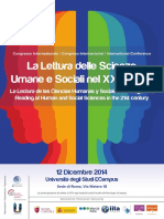 2014 12 12 Congresso La Lettura Delle Scienze Umane e Sociali Nel XXI Secolo Programma