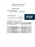 Programacion en Web (Sistema de Evaluaciones)