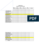 Uang Kas S4A SEMESTER 4 TAHUN 2017/2018: No Nama Maret April Mei Juni Juli Jumlah