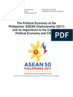 REYES_The Political Economy of the Philippines' ASEAN Chairmanship and Its Importance to the Country's Political Economy and Citizens