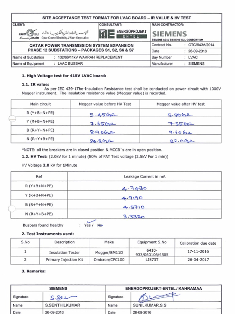7. LVAC IR VALUE & HIGH VOLTAGE TEST REPORT.pdf