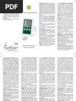 Therma-Hygrometer: Operating Instructions Order Code: 810-155