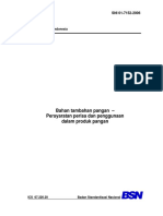 SNI 01-7152-2006 Bahan Tambahan Pangan - Persyaratan Perisa Dan Penggunaan Dalam Produk Pangan PDF