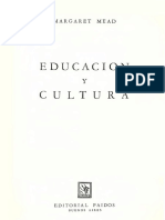 Mead Margaret - Educacion Y Cultura