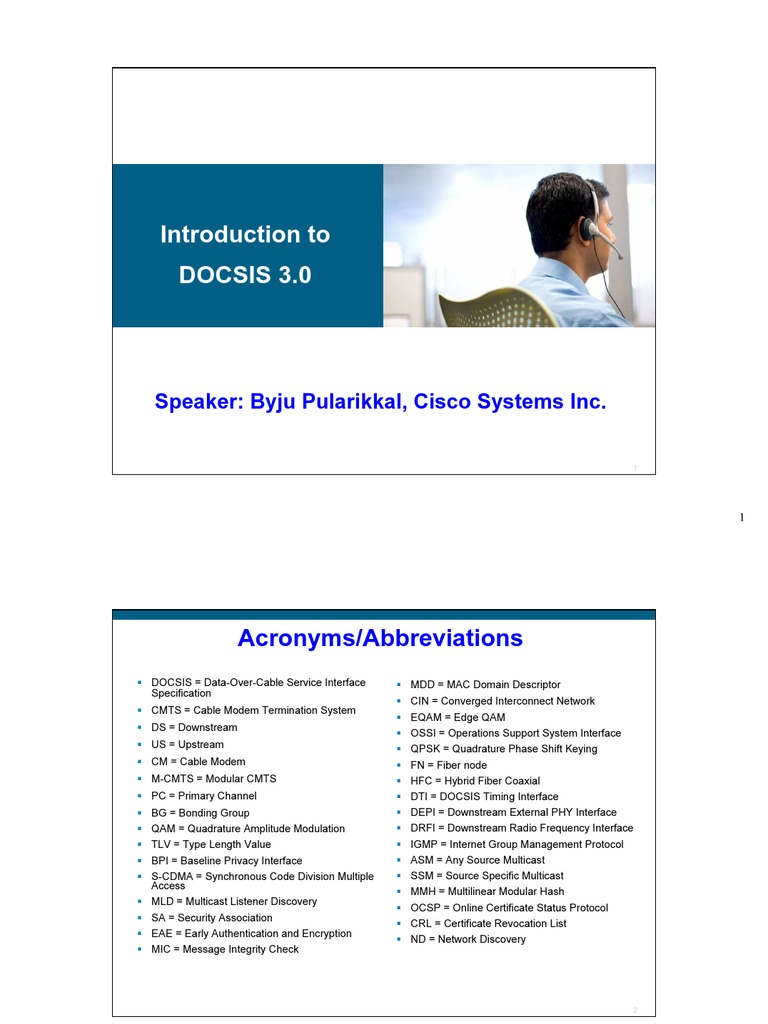 Docsis 3 | PDF
