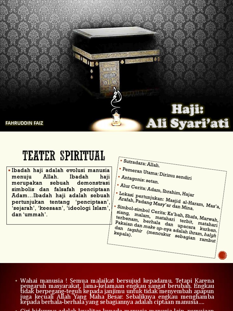 Haji - Ali Syari'Ati | PDF