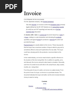 Invoice