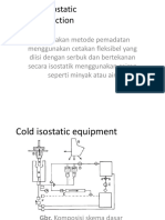 Cold Isostatic Compaction