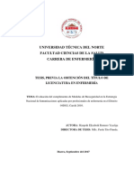 Evaluación Del Cumplimiento de Medidas de Bioseguridad en La Estrategia Nacional de Inmunizaciones Aplicadas Por Profesionales de Enfermería