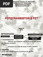 Fototransistor e Fet