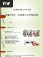 Materiais Elétricos - disjuntor 