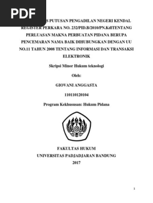Skripsi Minor Uts Giovani Hukum Teknologi Docx