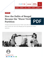 How the Dalits of Bengal Became the ‘Worst Victims’ of Partition