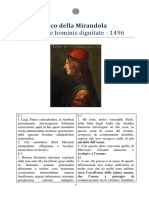 Oratio de Hominis Dignitate - Pico Della Mirandola