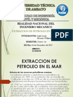 Extraccion de Petroleo en El Mar