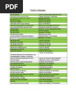FESTIVIDADES