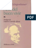 Schopenhauer, Arthur - Arte Del Buen Vivir PDF