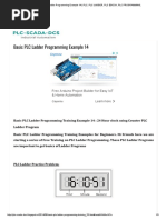 Basic PLC Ladder Programming Example 14