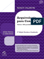 Renato Valentini - Arquivologia para Concursos - 2013 PDF