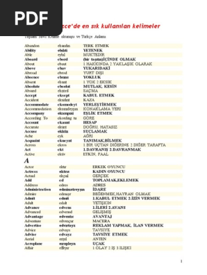 kaydirak ingilizcede ne demek