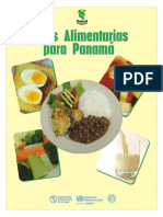 Guias Alimentarias para Panama PDF