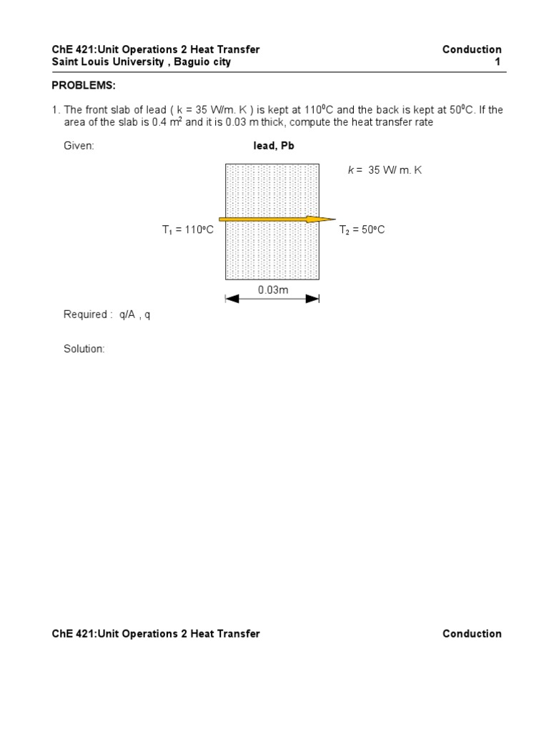 Heat Transfer Problems and Solutions | PDF | Heat Transfer | Boiling