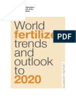 World Fertilizer Trends and Outlook To 2020