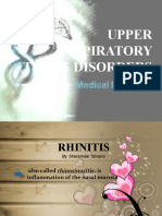 Upper Respiratory Tract Disorders