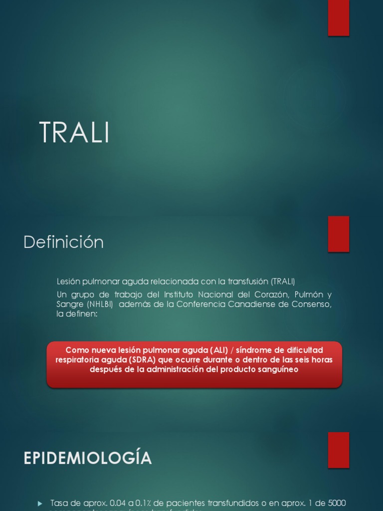 Trali | PDF | Sangre | Sistema inmune