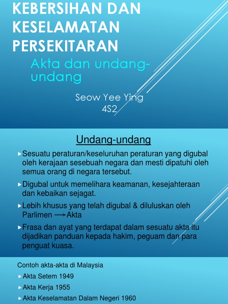 Akta Dan Undang-Undang (PJK Prsentation1)  PDF