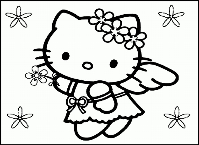 Mewarnai Gambar Hello Kitty 18
