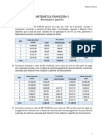 Matematica Lista - 7 - Amortiza - o - II - Gabarito