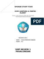 LAPORAN PERJALANAN Museum Lampung Dan Klara