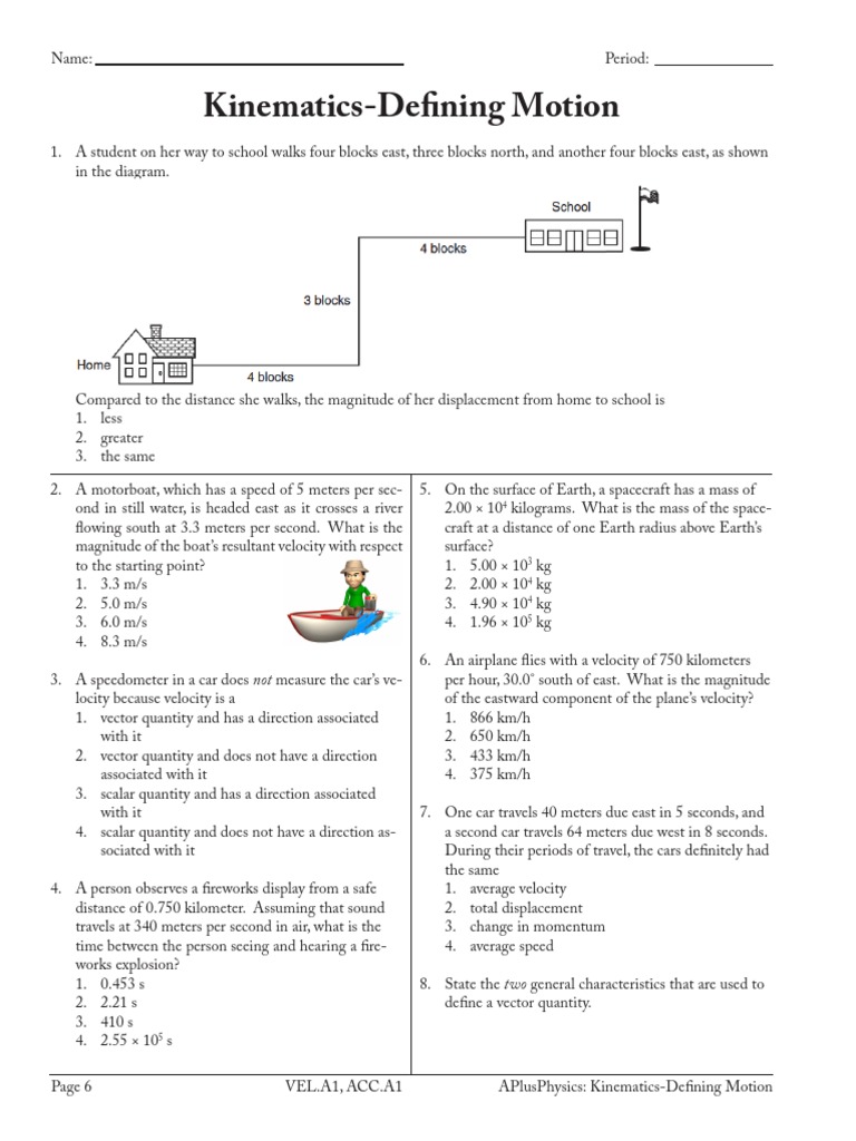 02 Kinematics Defining Motion Velocity Speed