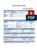 Daftar Riwayat Hidup: Yuda Indra Arwanto