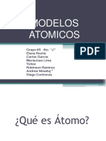 Modelos Atomicos Grupo # 5