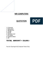 Computer Quotation Templates