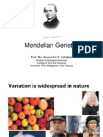 Mendelian Genetics: Prof. Ma. Severa Fe S. Katalbas