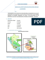 Estudio Socioeconomico para Proyectos de Educacion Inicial