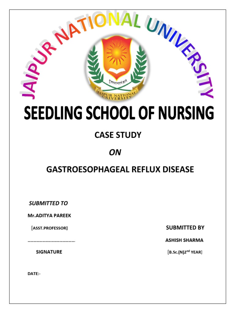 Case Study On Gerd PDF