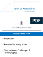 Renewable Integration - POWERGRID