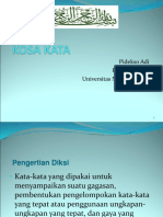 Kosa Kata Diksi