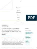 C40 Guide For GHG Emissions