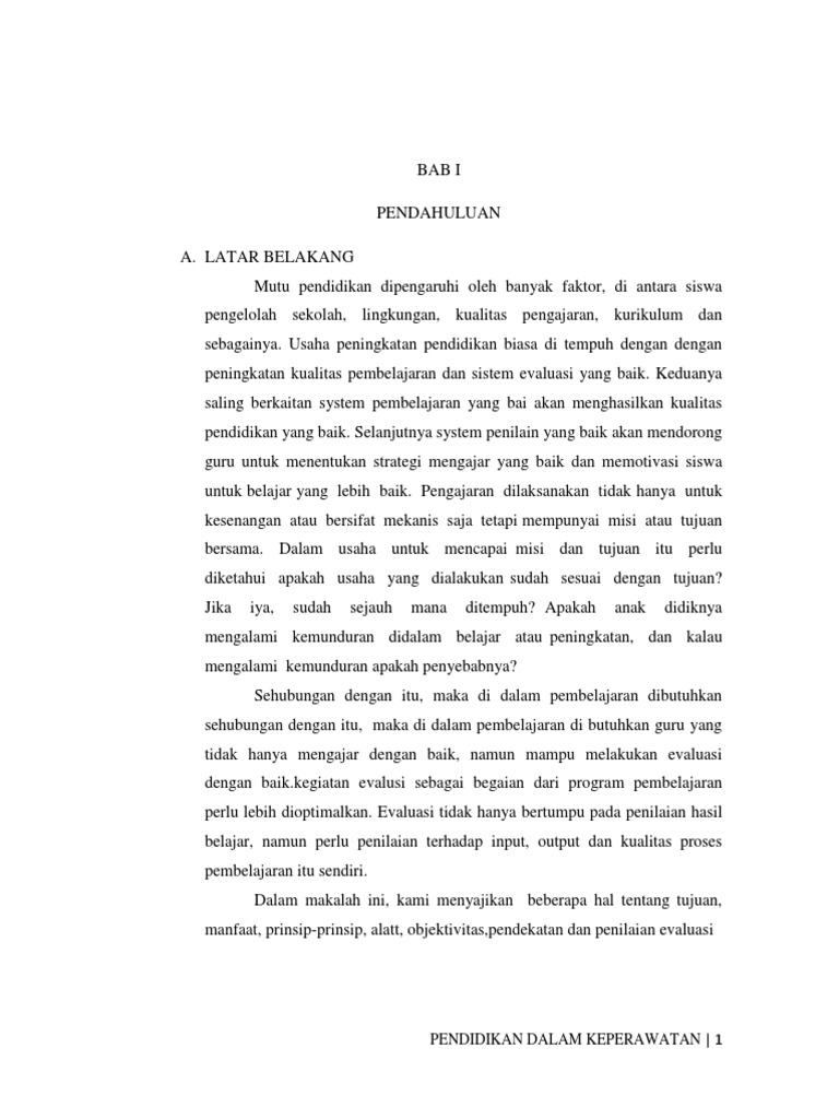 MAKALAH EVALUASI PEMBELAJARAN