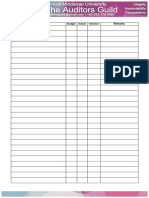 Working Paper Formats