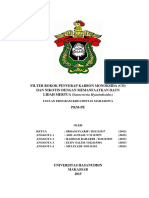 Filter Rokok Penyerap Karbon Monoksida, Irham Syarif, Pkm-Pe Unhas