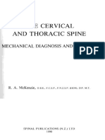 The Cervical and Thoracic Spine - Mecahnical Diagnosis and Therapy PDF