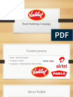 Vadilal Rural Marketing Campaign