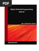 Ebook - Object Oriented Programming With C# - 4th Edition